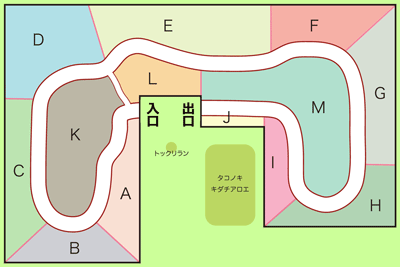 エリアの地図