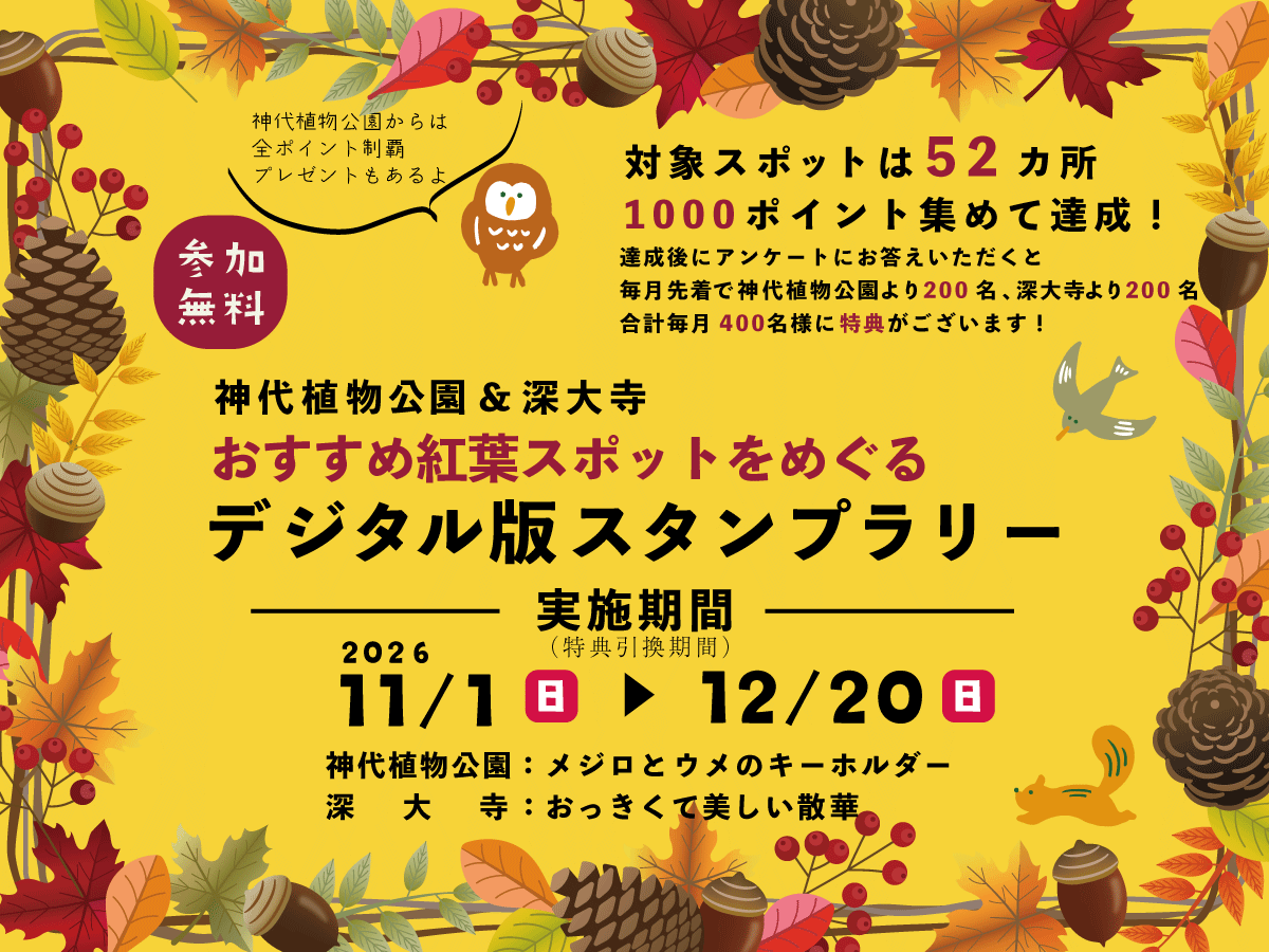 スタンプラリー画像2026秋