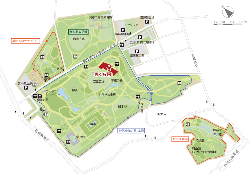 さくら園の園内地図