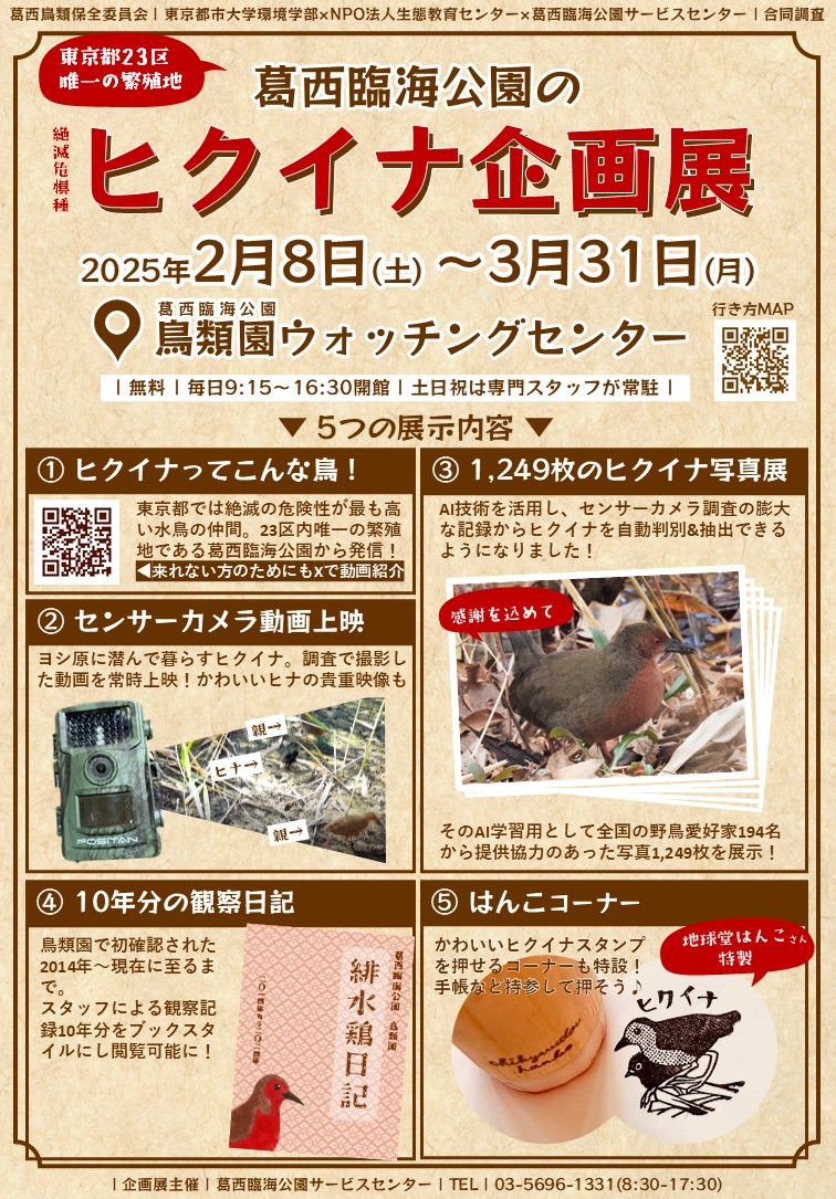 ヒクイナ展