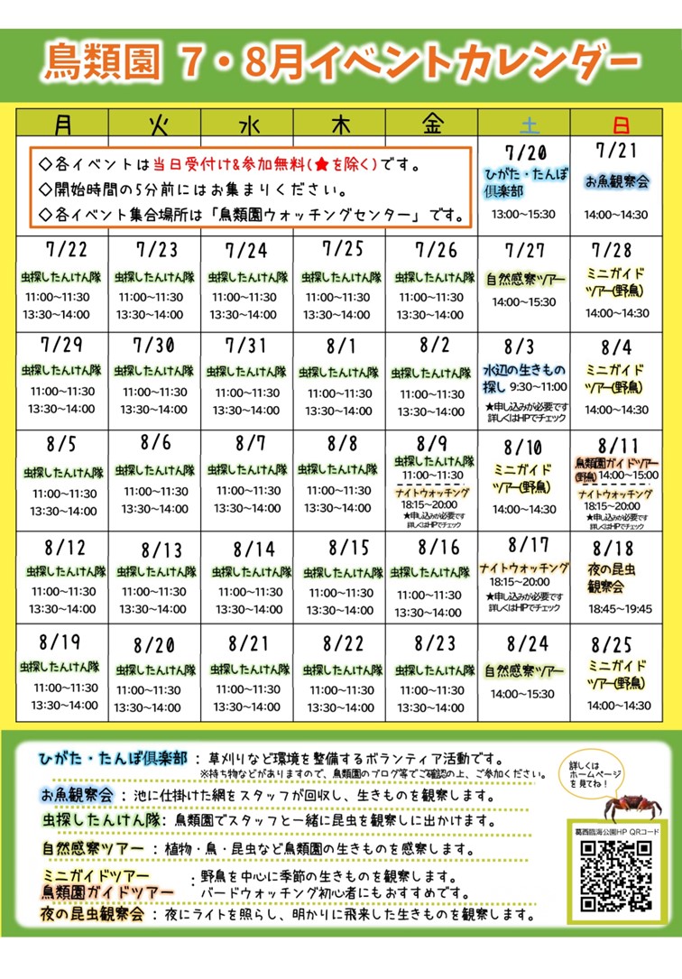 夏休み期間イベントチラシ2