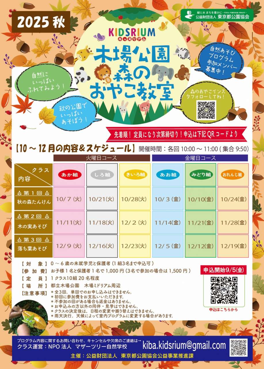 2025-9-11オモテ森のおやこ教室
