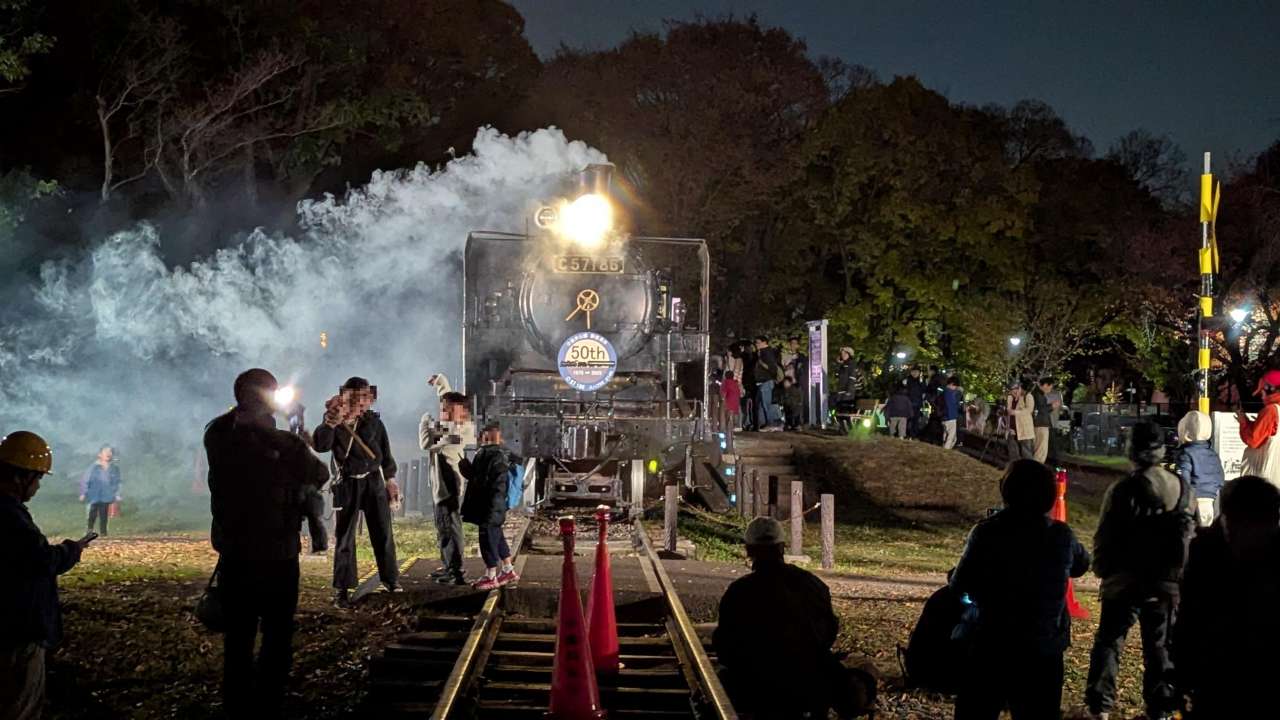 小金井公園251122-23SLライトアップと客車公開（若松） (45)