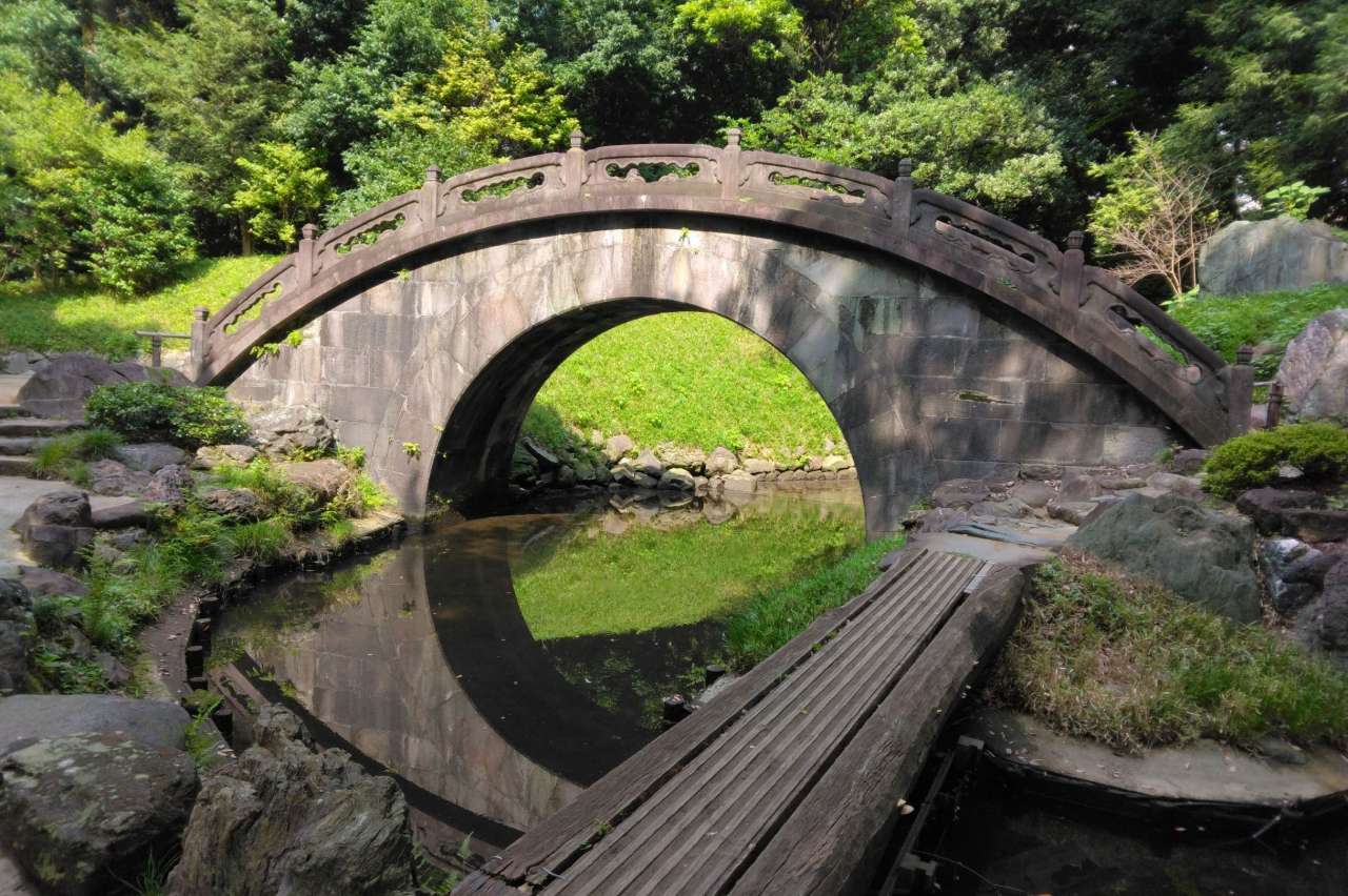小石川後楽園240907円月橋