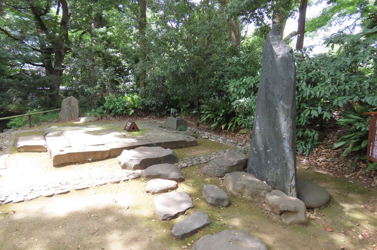 小石川後楽園250727西行堂跡②