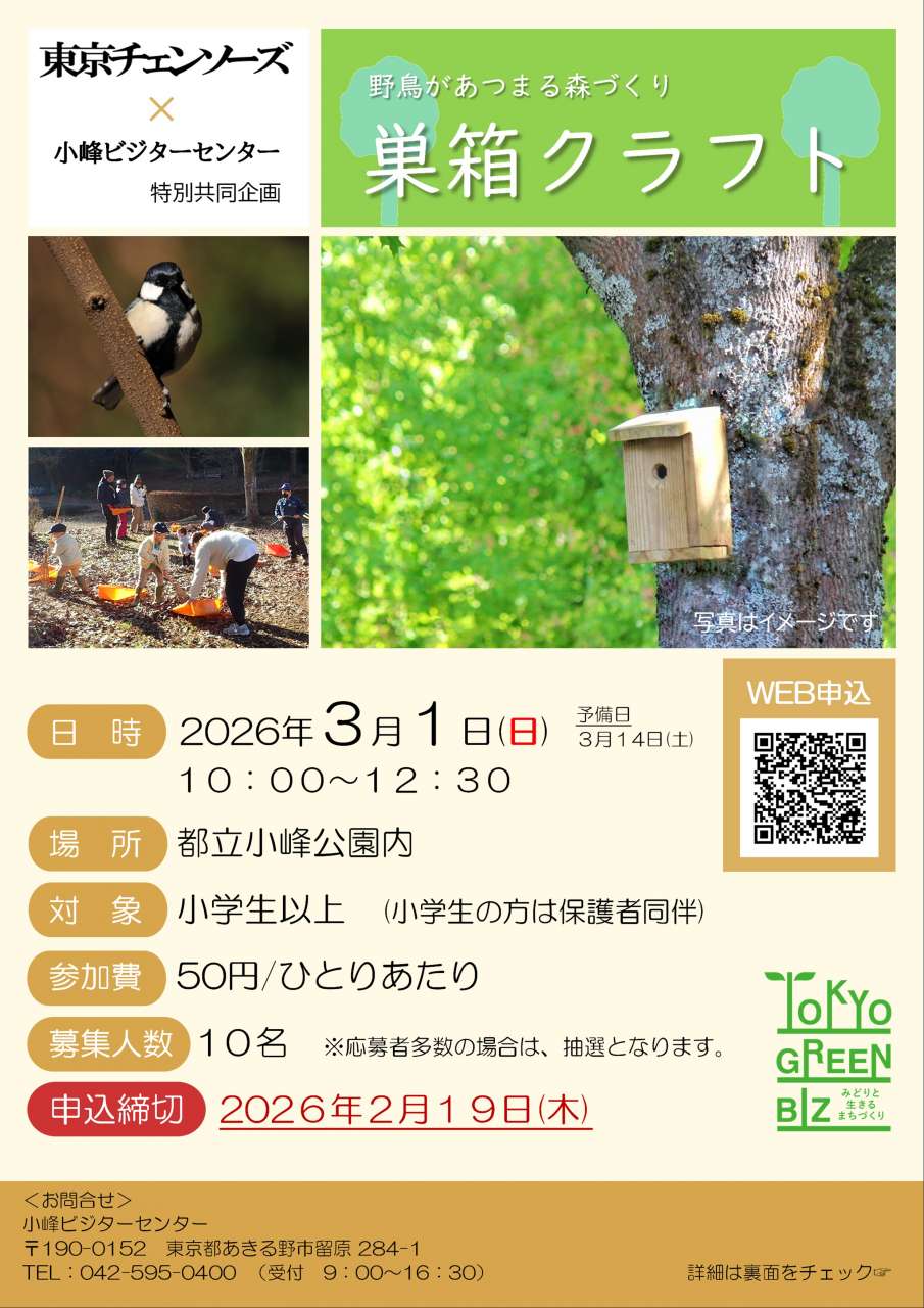 【チラシ】東京チェンソーズ×小峰ビジターセンターWS_R7年度_01