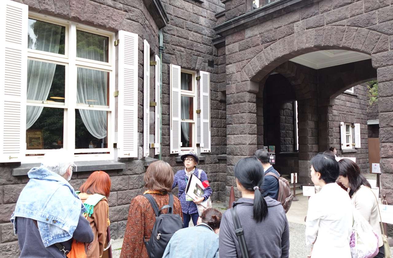 旧古河庭園241026庭園ガイド