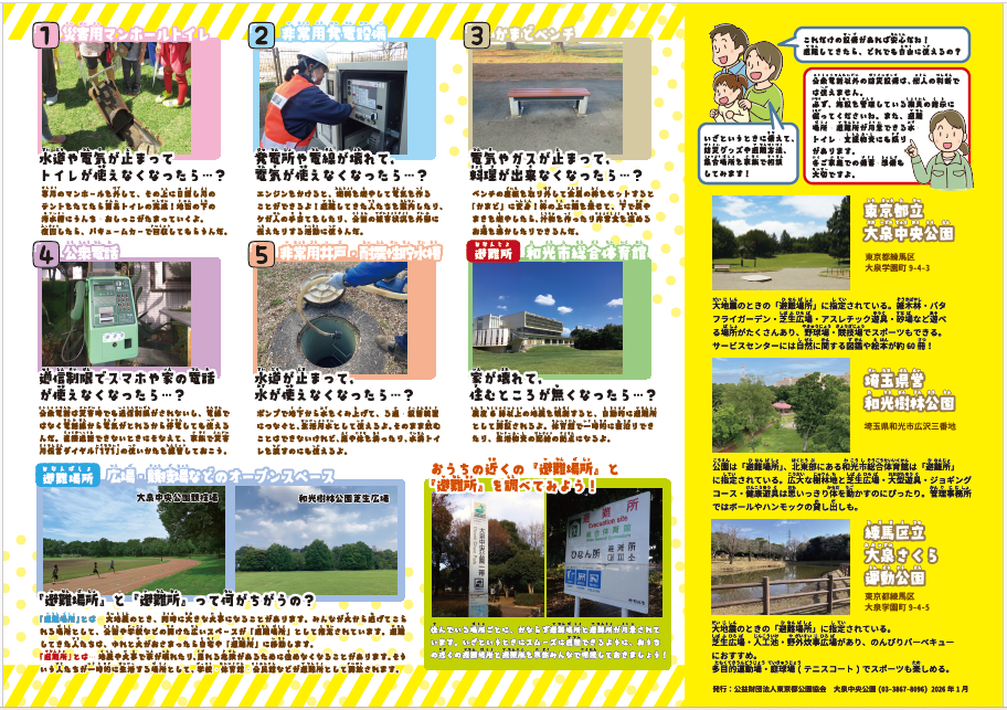 3公園周辺防災あれこれマップ裏