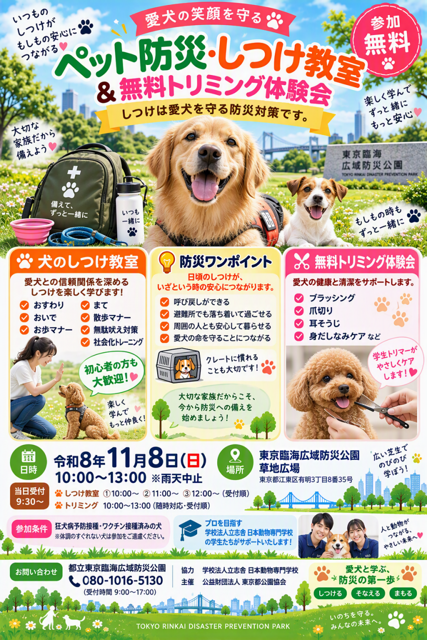 ペット防災チラシ印刷用