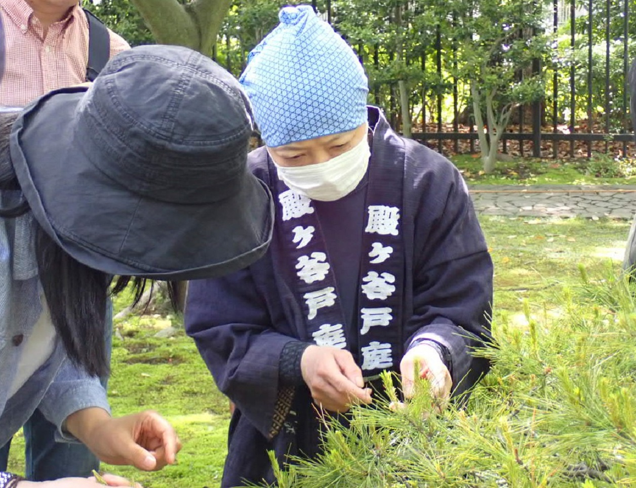 技能職員による実演