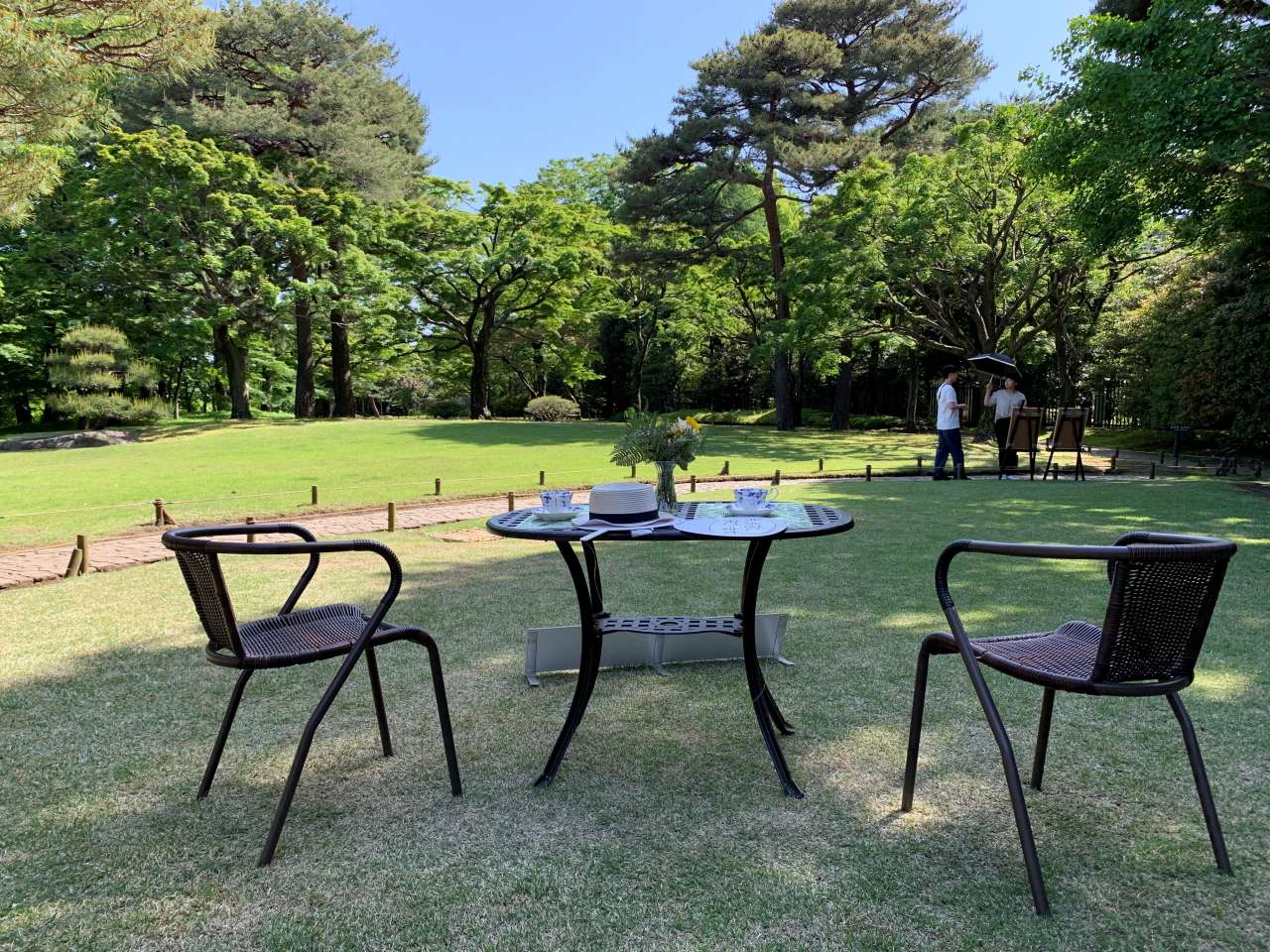 殿ヶ谷戸庭園240503初夏の特等席①