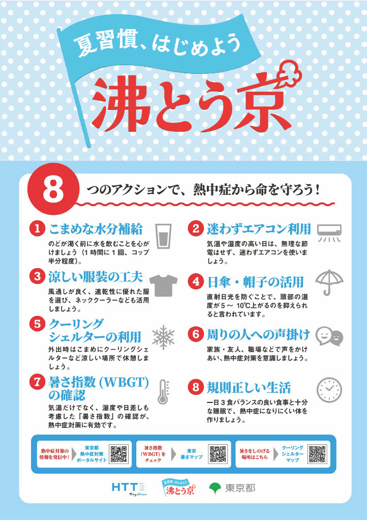（環境局）ポスター　夏習慣、はじめよう