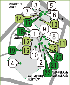 24年度緑化実施箇所マップ図