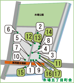 24年度緑化実施箇所マップ図