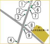 27年度緑化実施箇所マップ図
