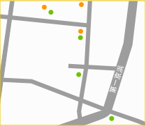 芝商店会緑化マップ図