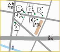 28年度緑化実施箇所マップ図