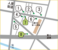 29年度緑化実施箇所マップ図