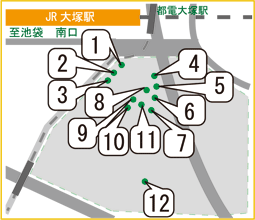 24年度緑化実施箇所マップ図