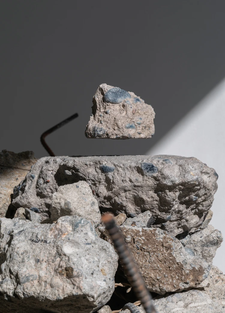 横手太紀の作品『Moku/ Floating Rubble (when the cat's away, the mice will play)』