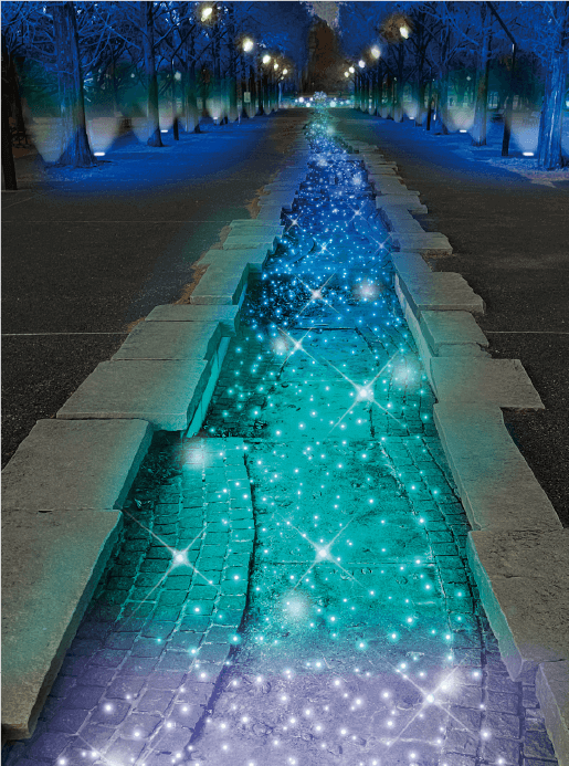 Avenue of Lapis Lazuli Trees