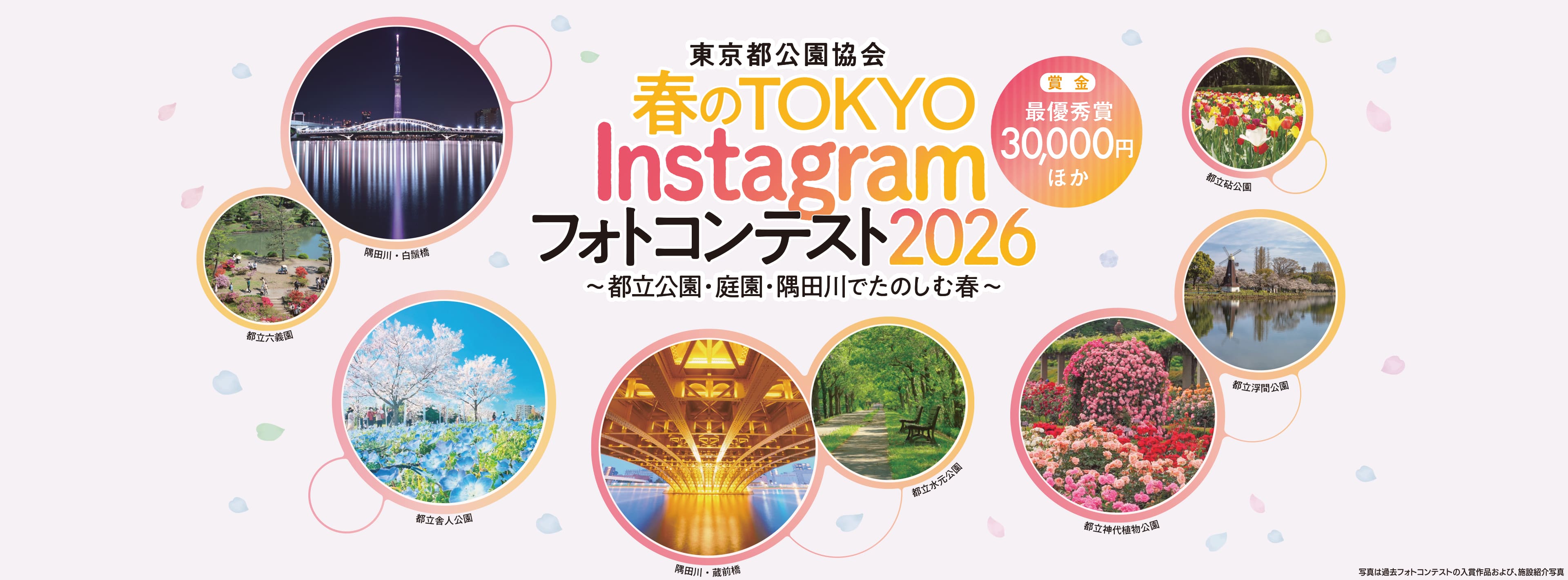 東京都公園協会 春のTOKYO Instagramフォトコンテスト2026