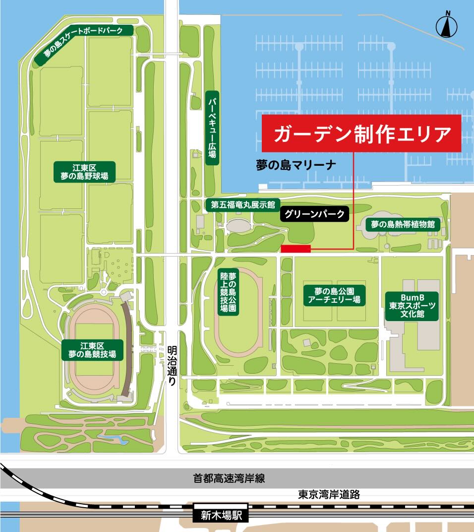 コンテスト会場の地図