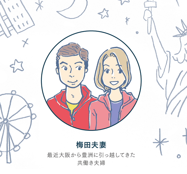 梅田夫妻